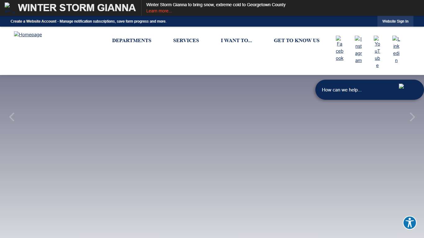 Georgetown County, SC Official Website