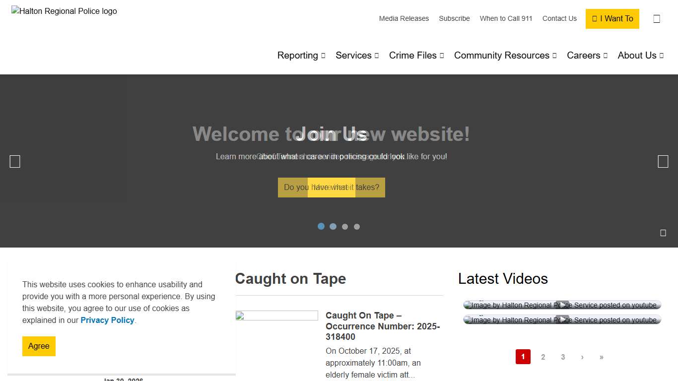 Home Halton Regional Police Service